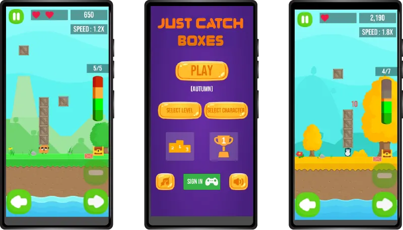 Just Catch Boxes gameplay presentation